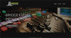 Desktop Screenshot of bridgeeventpro.com